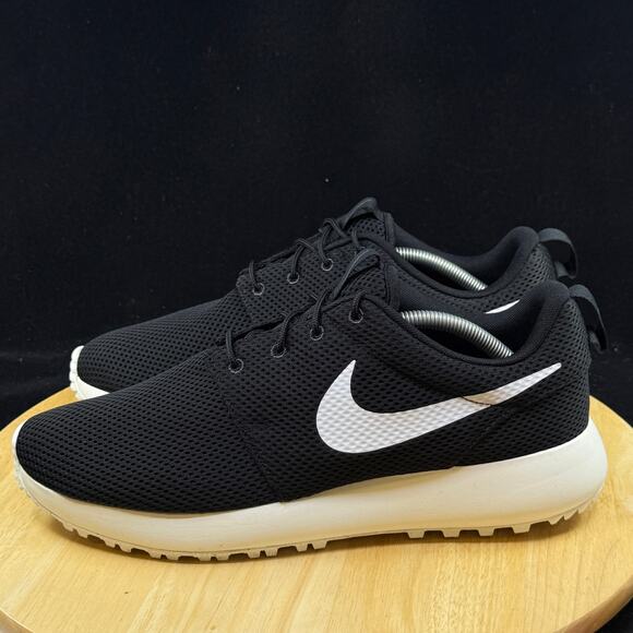 Nike Roshe Golf Shoes NN Men\'s Size 11.5 Black White Performance Shoe DV1202-002